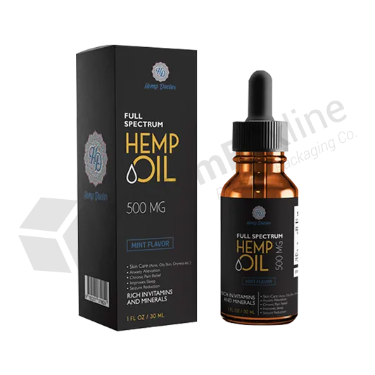 CBD Dropper Bottle Packaging