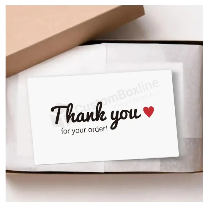 Custom Printed Thank you Card